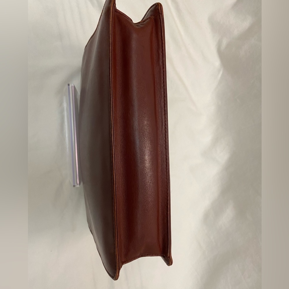 Cartier Bordeaux Leather Must de Cartier A5 Document Case Clutch Bag. - Picture 9 of 14